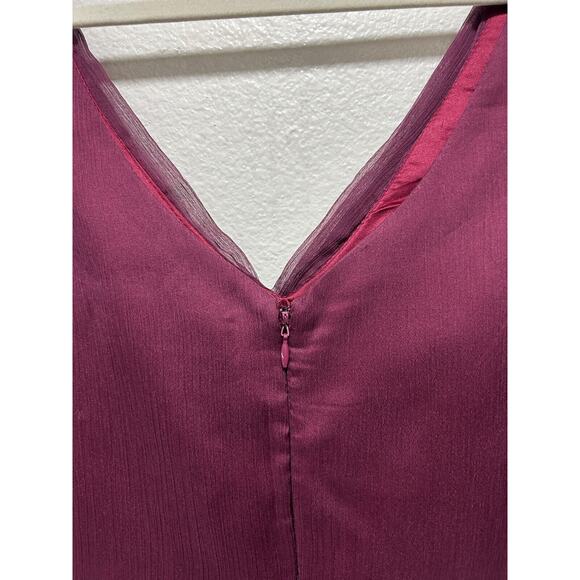 Anthropologie BHLDN Angie Chiffon Dress Bridesmaid Prom Formal Size Medium - Picture 4 of 7